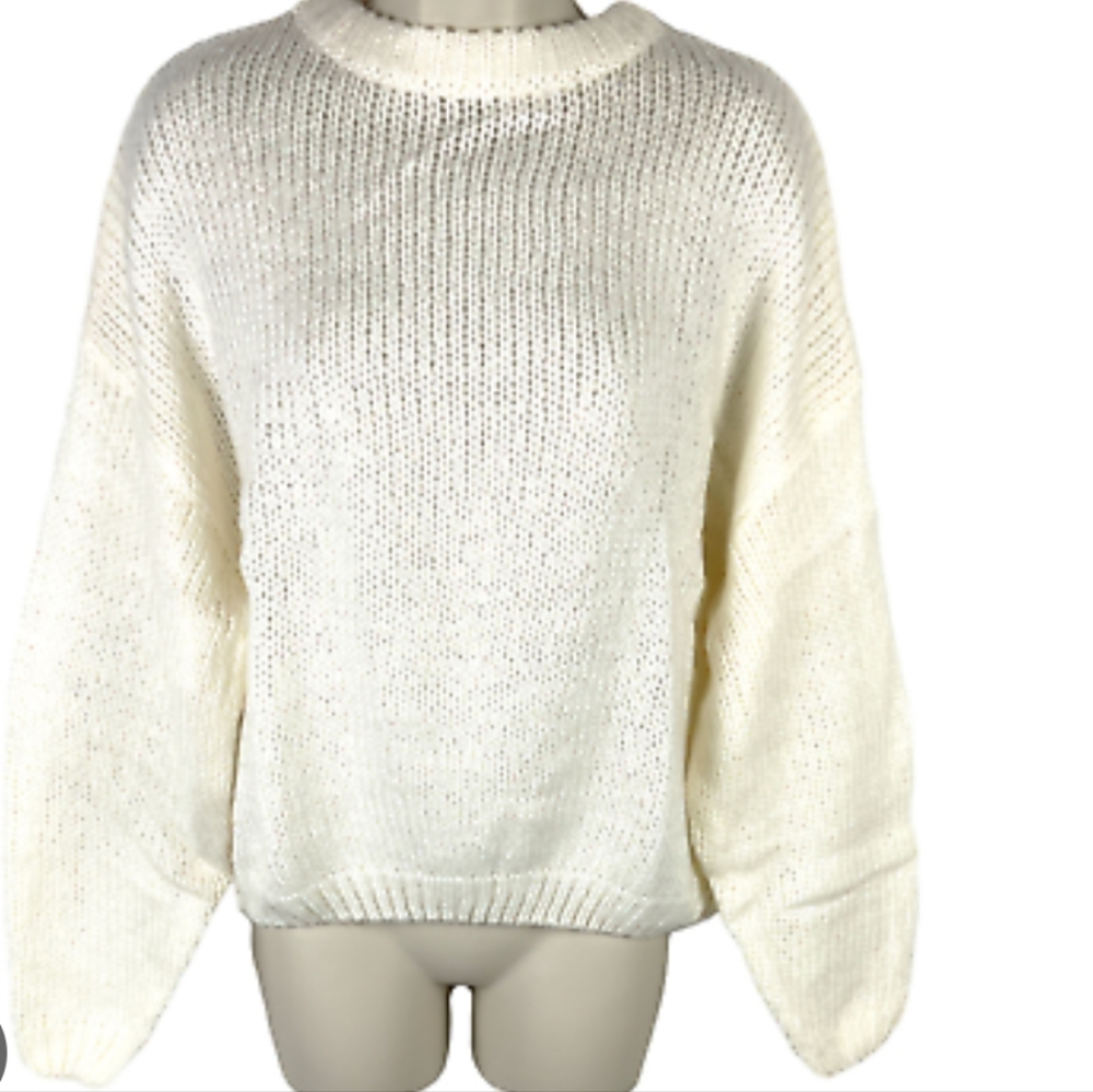NWT Divided by H&M White Knit Sweater